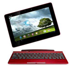 Asus Transformer Pad TF300T  with Mobile Docking (Red & White)