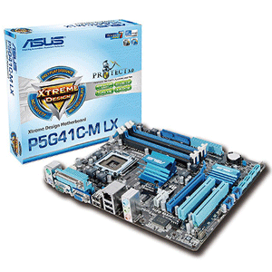 Asus P5G41C-M LX Combo Solution for DDR2 & DDR3 Transition