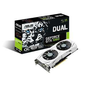 Asus NVIDIA GeForce DUAL-GTX1060-O6G OC Edition 6GB GDDR5 Graphics Card