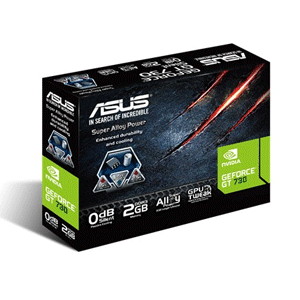 Asus GT730-SL-2GD3 DDR3 64bit/D-Sub/DVI-D/HDMI Video Card w/ Low Profile Bracket