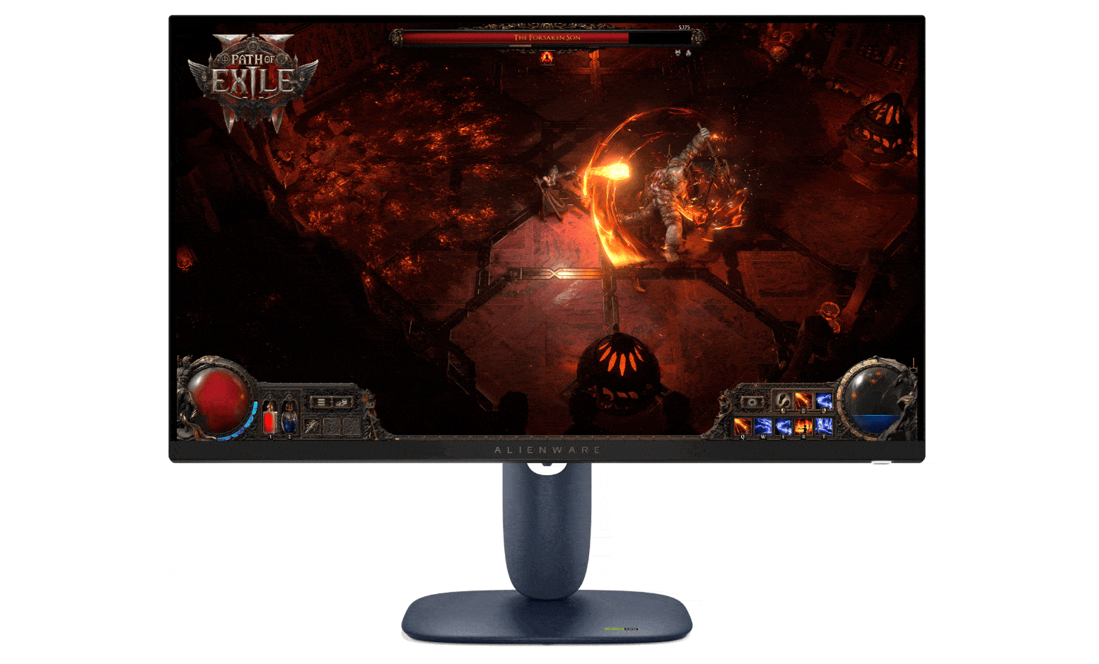 Alienware 27 AW2725DM Gaming Monitor | 27in WQHD 180Hz | Fast IPS | 1ms | G-SYNC Compatible | FreeSync