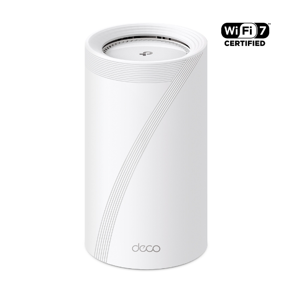 TP-Link Deco BE85 BE22000 Tri-Band Whole Home Mesh WiFi 7 Unit (1 Pack)