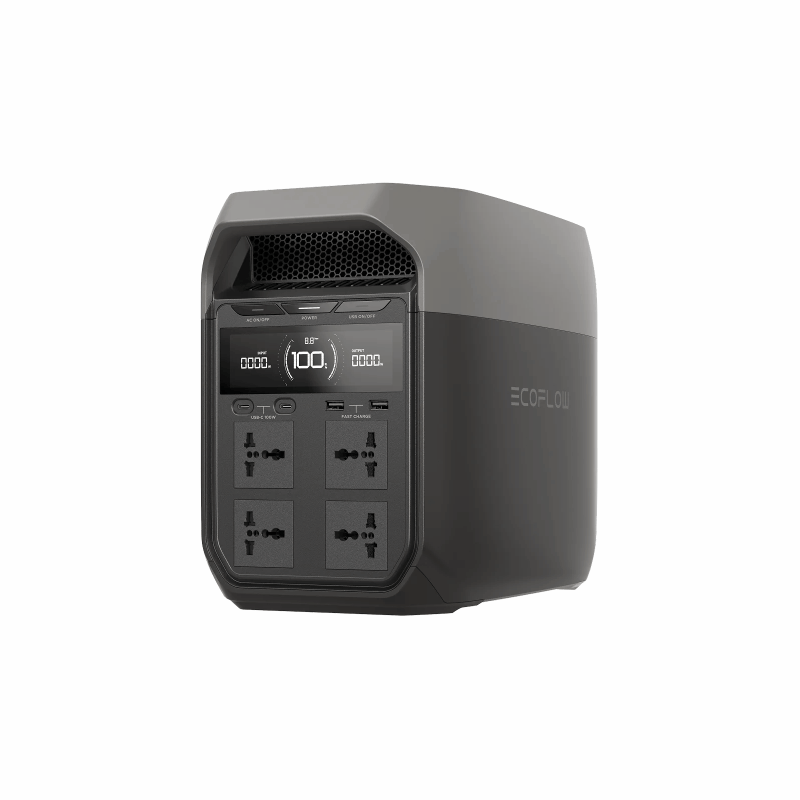 EcoFlow DELTA 3 Portable Power Station | 1024Wh LiFePO4 Battery | 1800W AC Output | 2400W X-Boost | 500W Solar Input | UPS <10ms