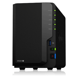 Synology DiskStation DS220+ 2 Bay Compact and high performance NAS solution