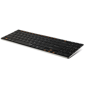 Rapoo E9070 Ultra Slim 2.4ghz Wireless Keyboard with Numpad (Black / White)