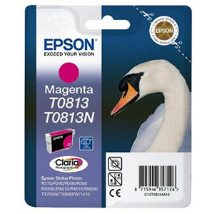 Epson T0813 Magenta Ink Cartridge