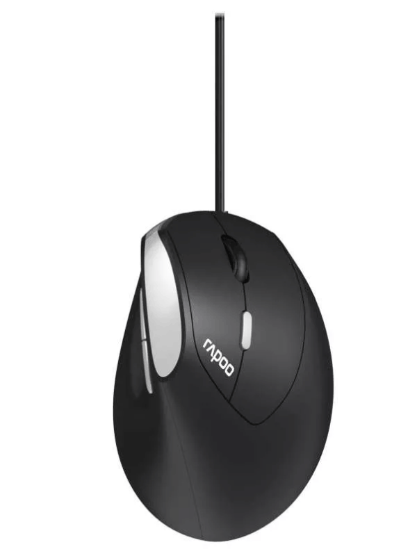 Rapoo EV200 Silent Wired Optical Mouse