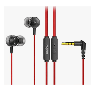 Rapoo EP28 IN-EAR HEADPHONES WITH MIC - RED