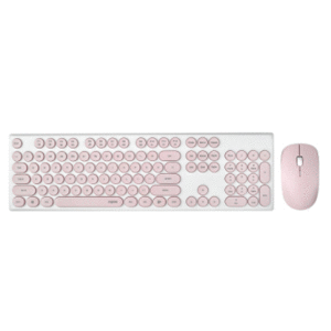 Rapoo X260 Wireless Keyboard and Mouse Combo (Pink) | VillMan Computers