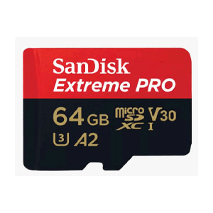 Sandisk 64GB Extreme PRO microSDXC UHS-I CARD