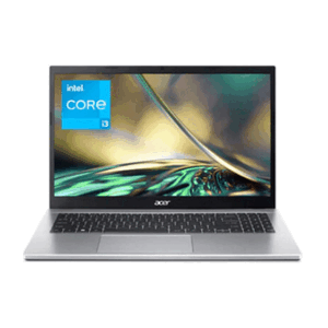 Acer Aspire 3 A315-59-35C7 (Pure Silver) 15.6-inch HD, Intel Core i3-1215U | Intel UHD Graphics | 8GB RAM | 256GB SSD | WIN11