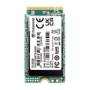 TRANSCEND 512GB M.2 2242 NVME PCIE SSD GEN3X4 3D TLC DRAM-LESS TS512GMTE400S