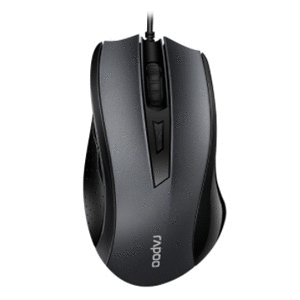 Rapoo N300 Wired Optical Mouse USB (Black)