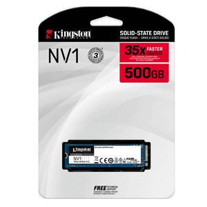 Kingston 500GB NV1 SNVS/500G NVME M.2 PCIe SOLID STATE DRIVE