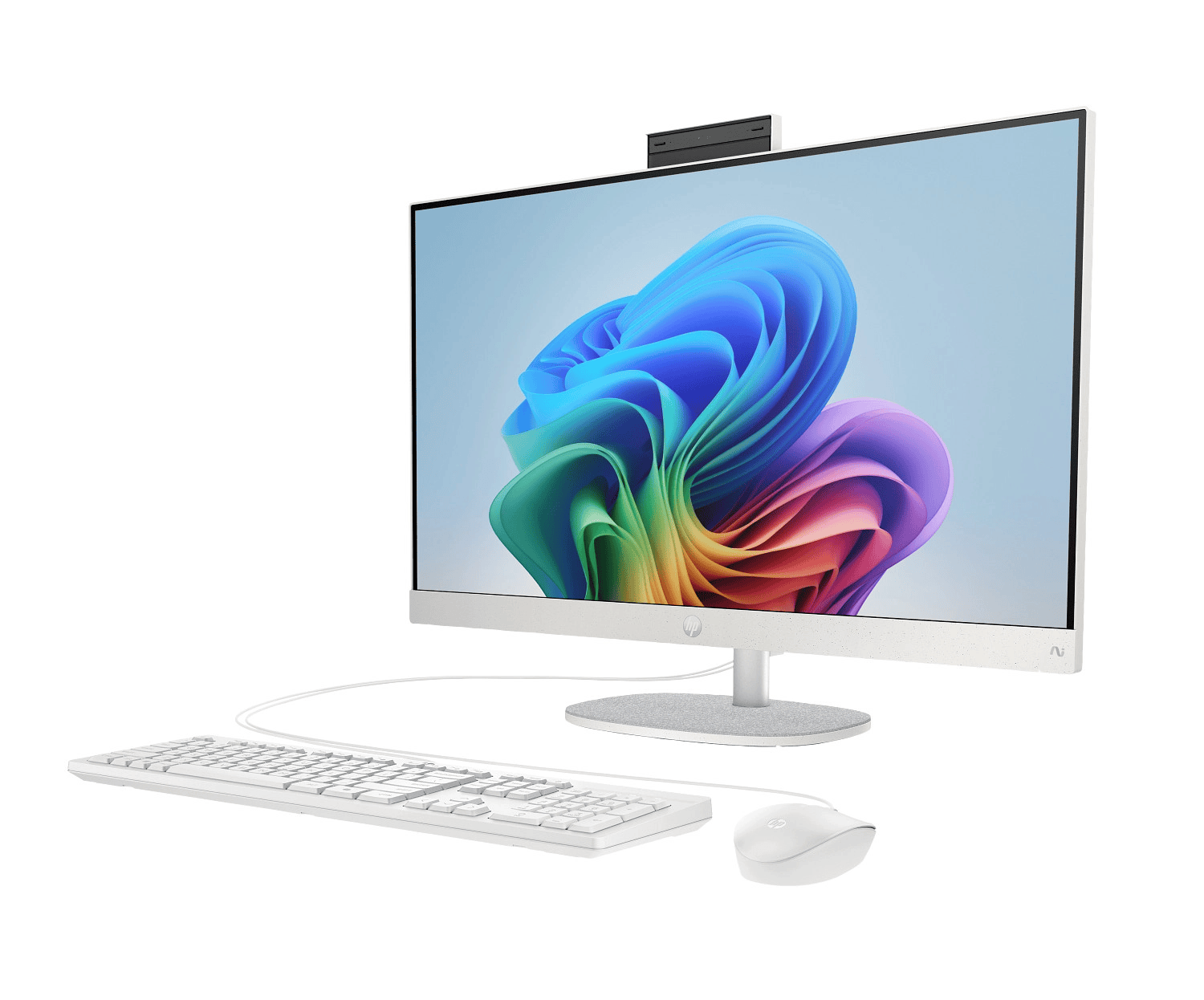HP All-in-One Desktop AI 27-cr2037d | 27in FHD Touch IPS | Intel Core Ultra 7 255U | 32GB DDR5 | 1TB SSD | Win11