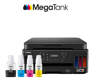 Canon PIXMA G6070 Refillable Ink Tank Wireless All-In-One for High Volume Printing
