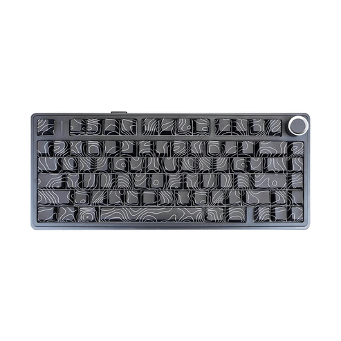 Aula F75 Contour Series 3-in-1 RGB Mechanical Hot-Swappable Keyboard Black Contour