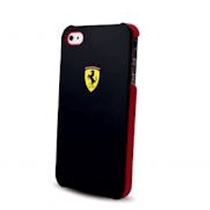 Scuderia Ferrari FESCHCIPBL Hard Case Scuderia iPhone 4/4s Black
