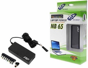 FSP NB65 CEC 65 Watts 19V 3.42A Universal Notebook PC Power Adapter