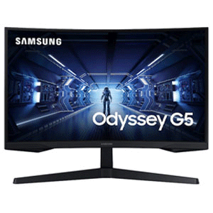 Samsung Odyssey G5 (LC32G55TQWEXXP) 32-in WQHD 144Hz 1ms with AMD FreeSync HDMI DP 1000R VA Gaming Curved Monitor