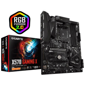 Gigabyte X570 GAMING X ATX Motherboard with 10+2 Phases Digital VRM, Advanced Thermal Design with Enlarge Heatsink