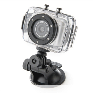 Gear Pro (GDV123) High-Definition Sport Action Camera, 720p Wide-Angle Camcorder with 2.0 Touch Screen