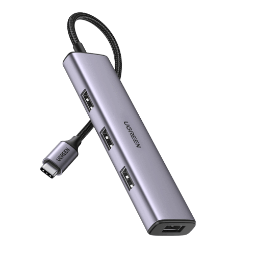 UGREEN USB-C TO 4 USB 3.0 Hub (Grey) (CM473/20841)