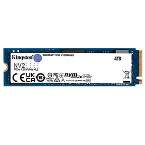 Kingston 4TB NV2 M.2 NVME PCIE4 | SNV2S/4000G SOLID STATE DRIVE