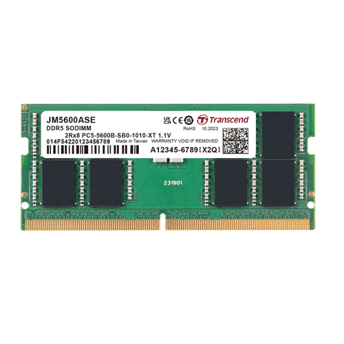 Transcend 48GB DDR5 5600 SODIMM (JM5600ASE-48G) Memory