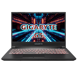 Gigabyte G5 KC 5S11130SH/SB - 15.6in FHD 144Hz, Core i5-10500H | 16GB RAM | 512GB PCIe SSD | RTX 3060 6GB GDDR6 | Win11