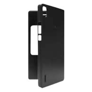 Huawei Ascend P7 (Black) Smart Leather Case w/ Window