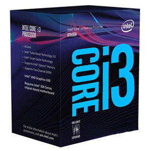Intel Core i3-8100 (Processor 6M Cache, 3.60 GHz)  FCLGA1151 Socket