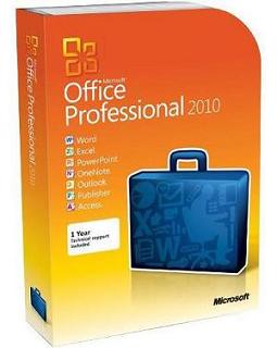 Microsoft Office Professional 2010 FPP (Full Packaged DVD Product) - 1 user for 2 PCs