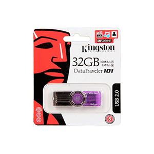 Kingston 32GB DT101G2/32GB G2 Purple Data Traveler 101 USB Flash Drive