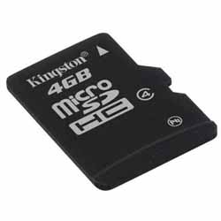 Kingston 4GB (SDC4/4GB) MicroSDHC Card