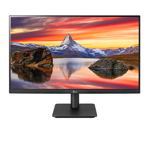 LG LGE24MP400 Monitor | 24in FHD | IPS | 250nits | 5ms | Flicker safe | Reader Mode | Super Resolution+ | FreeSync