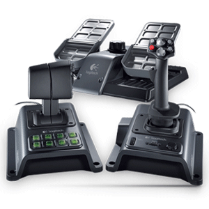 Logitech Flight System G940, Authentic controls and realistic force feedback 
