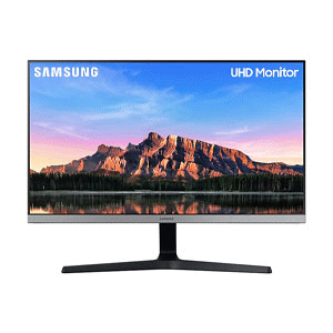 Samsung LU28R550UQEXXP (HDR) UHD Grey 28-inch  Flat Bezel-less HDMI + Display Port, 300cd, 4ms