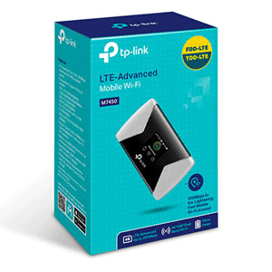 TP-Link M7450 300Mbps LTE-Advanced Mobile Wi-Fi Supports up to 32 devices simultaneously