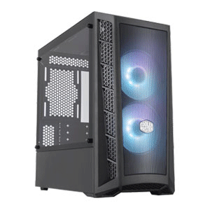 Cooler Master Masterbox MB311L ARGB Mini Tower, Fine Mesh Front Panel, Tempered Glass Side Panel