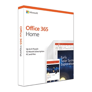 Microsoft Office 365 Family Mac/Win English 1 License Medialess 1Year