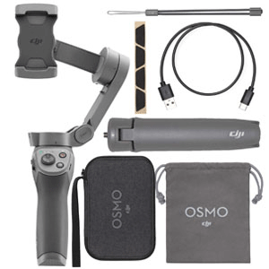 DJI Osmo Mobile 3 Handheld Smartphone Foldable Gimbal Combo with Grip Tripod and Case