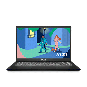 MSI MODERN 15 B12M-456PH 15.6inch FHD 60HZ | ALDER LAKE i7-1255U | 16GB RAM | 512GB SSD | INTEL IRIS XE GRAPHICS | WIN11