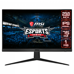 MSI Optix G241V E2 Gaming Monitor | 23.8in | IPS Panel | 1920 x 1080 FHD | 75Hz