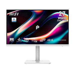 MSI Pro Max 271QPHW Monitor | 27 inch | IPS | 16:9 | 2560x1440 (WQHD) | 144Hz | 1ms (MPRT)