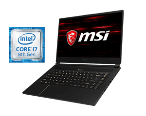 MSI GAMING PRO GS65 Stealth Thin 8RE-202PH 15.6-in FHD Intel Core i7-8750H/16GB/256GB SSD/6GB GTX1060/Win10
