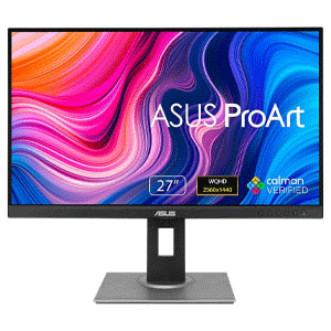 Asus ProArt PA278QV Professional Monitor - 27-inch, IPS, WQHD (2560 x 1440), 100% sRGB, 100% Rec. 709, Color Accuracy