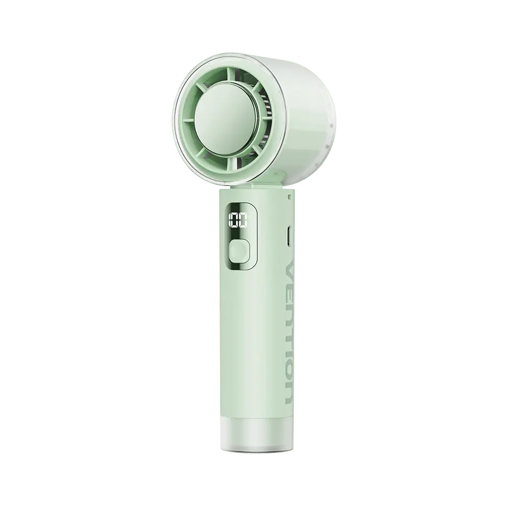Vention Ultra-Light Foldable Handheld Fan (Green)