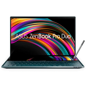 Asus ZenBook Pro Duo UX581LV-H2018TS 15.6-in OLED 4K Touch Core i9-10980HK/32GB/1TB SSD/6GB RTX 2060/Windows 10