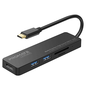 Promate LinkHub-C USB-C Hub, Multi-Function High Speed